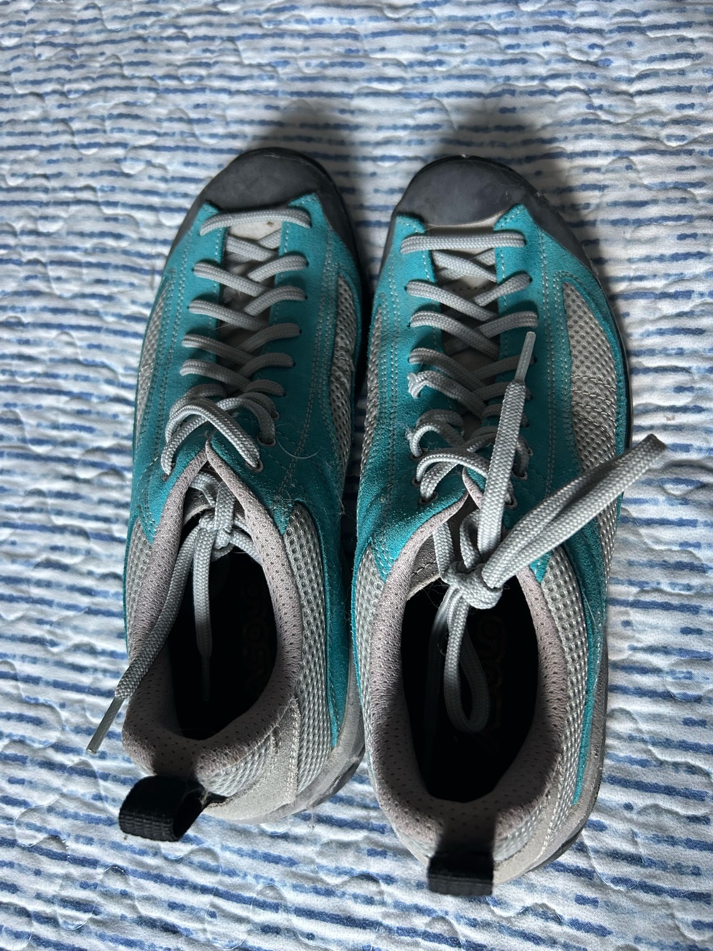 Asolo Teal and Gray Women's Athletic Shoes